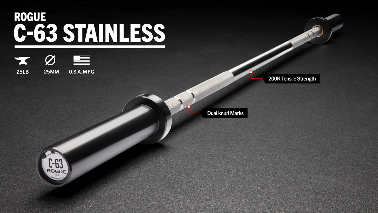 Rogue C 63 Stainless Rogue Fitness Australia